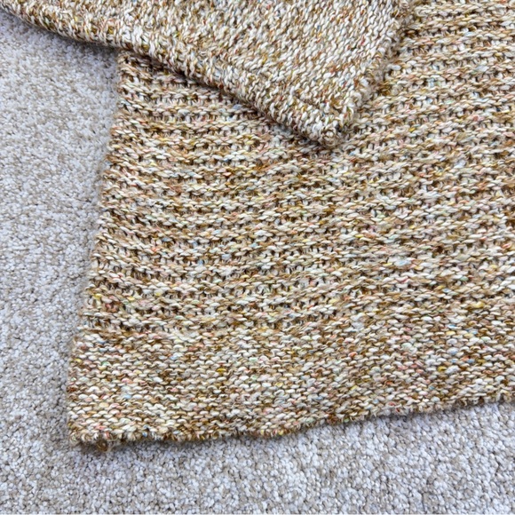 NWT St John’s Bay Textured Knit Sweater Women’s Size PXXL Tan Tweed - Picture 4 of 12